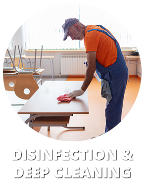 Disinfection and Deep Cleaning